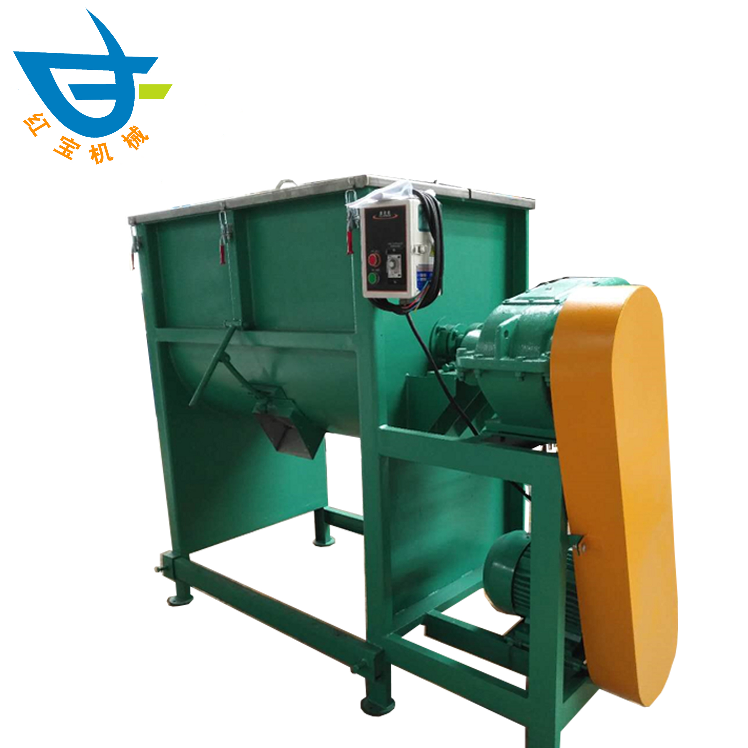 環保型除渣劑臥式攪拌機廠家訂制整套生產線設備